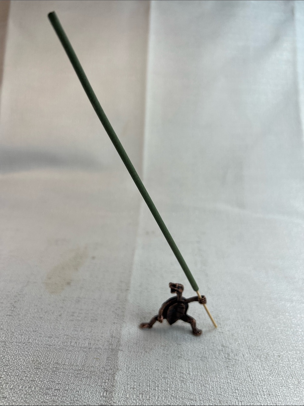 Kung fu turtle bronze incense holder - Picture 4 of 4